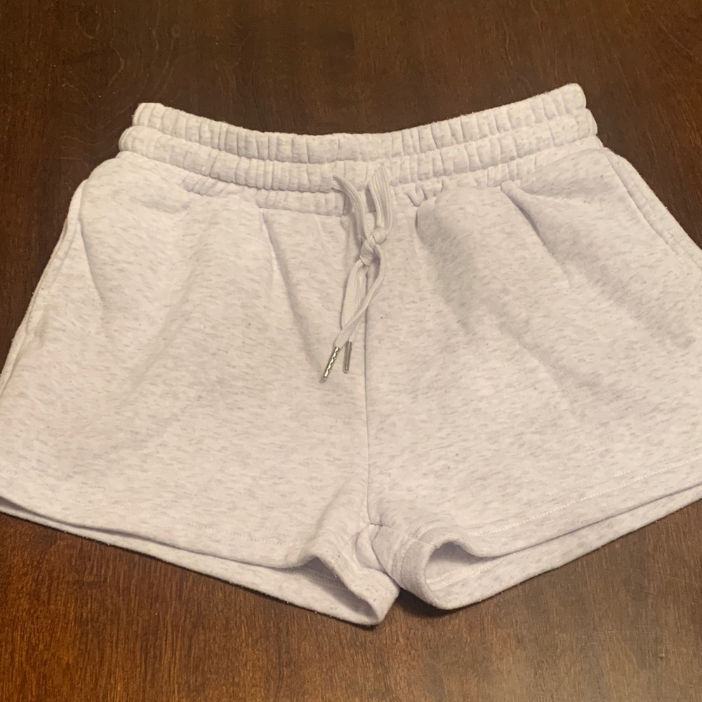 Better Together Women's Soft Gray Drawstring Shorts